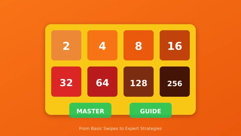 2048 game board with high-value tiles arranged in descending order